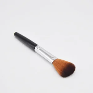 Makeup Tool Kit with Single High-Quality Loose Powder Brush for Flawless Face Makeup, Blush, Contouring, Highlighting and Shadow Applications with Gentle Man-Made Bristles