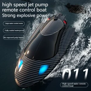 Turbojet Remote Control Speedboat – 2.4G Electric Racing Water Toy for Adults and Children – Perfect Christmas Gift