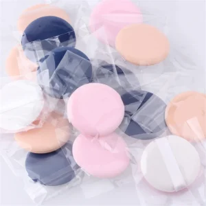 Hydrating Makeup Sponge Set of 4, Facial Puff Applicators for Seamless Foundation Application, Soft and Non-Latex