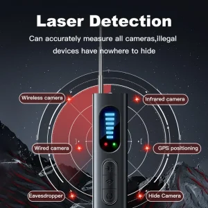 All Signal RF Detector and GPS Tracker Gadget for Home Office Car Security and Privacy Protection