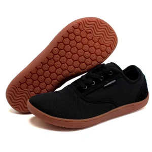 Unisex Barefoot Shoes for Outdoor Fitness and Work with Wide Toe Space, Mesh Upper and Non-Slip Rubber Sole for Stability and Flexibility