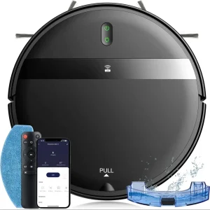 Intelligent Wi-Fi Robot Vacuum Cleaner with 1400Pa Strong Suction and 2500mAh Long-Lasting Battery for Smart Home Cleaning