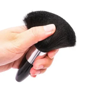 Long Handle Hair Cutting Brush with Super Soft Bristles for Easy Hair Debris Removal and Cleaning in Barbershops and Salons