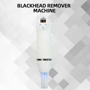 Portable Blackhead and Acne Remover with Diamond Head Exfoliator and Double Filtration System