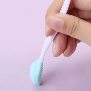 Silicone Facial Cleansing Brush for Daily Skin Care and Nose Washing with Gentle Exfoliation