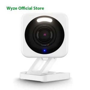 Wireless Indoor Outdoor Smart Home Security Camera with Enhanced Color Night Vision, Motion Detection, and Two-Way Audio, Compatible with Alexa and Google Assistant