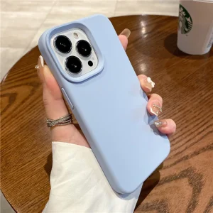 Impressive Design Luxury Liquid Silicone Case for iPhone 14, 13, 15 Pro Max, 11, 12 Pro Max, XS, XR, 7, 8, and 15 Plus with Maximum Protection and Style