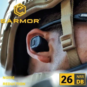 Premium Bluetooth Earbuds for Shooting Sports and Noisy Work Environments with NRR 26dB Noise Reduction Rating and Clear Sound Amplification