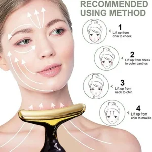 3-in-1 Multi-Functional Face Lifting and Massaging Device for V-Shape Face and Glowing Skin