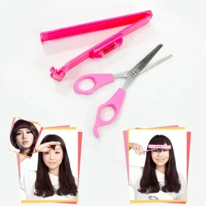 2Pcs Professional Hairdressing Scissors Set with Hair Thinning Scissors and Hair Tooth Scissors Accessories for Styling and Cutting Hair