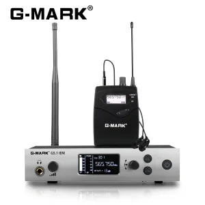 UHF Wireless In Ear Monitor System with Advanced Digital Signal Processing Technology for Reliable Stage Monitoring and DJ Performances