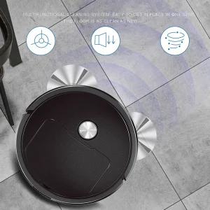 3-in-1 Intelligent Sweeping Robot Vacuum Cleaner with Strong Suction for Pet Hair and Allergies