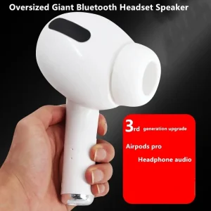 Wireless Portable Giant Bluetooth 5.0 Speaker Headphones with TF Card Slot and FM Radio for Creative Birthday Gift Ideas