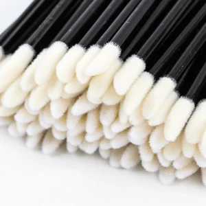 Soft Bristle Disposable Lipstick Applicator Brush for Makeup Artists and Personal Use, 50/500/1000pcs