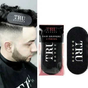 Professional Hair Stylist Accessories 2 Piece Reusable Barber Hair Gripper Holder Tool Kit