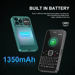 Original 2.4 Inch Screen Mobile Phone with 4 Nano SIM Slots, Type-C, Bluetooth, and HD Audio Playback