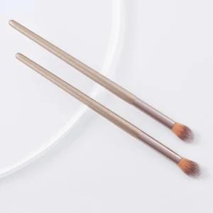 High Quality 2Pcs Makeup Brush Set for Precision Blending and Smudge Proof Makeup Looks