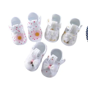 Soft and Comfortable Infant Toddler Baby Shoes for Princess Little Girls First Steps