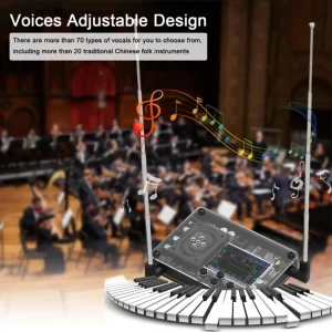 Electronic Theremin Instrument with Loudspeaker and Color Screen for Beginners and Professionals