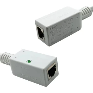 Gigabit IP Camera PoE Splitter Cable with Extended Voltage Range 9V to 56V for Remote Deployment