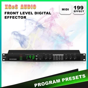 High-End Audio Equalizer and Reverberation Processor with DSP Technology