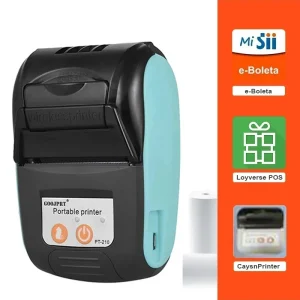 Wireless Bluetooth 58mm Mobile Thermal Receipt Printer for Android and iOS Devices with Long-Lasting Battery Life