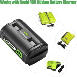 6000mAh 40V Li-ion Battery OP40401 OP4050A for Ryobi OP4050 RY40502 RY40200 RY40400 Power Tools Replacement Battery