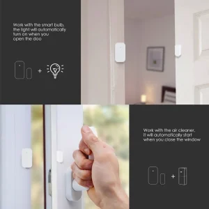 Xiaomi Aqara Smart Door Window Sensor Zigbee Mini Wireless Connection Alarm for Mijia Mi Home Gateway HomeKit