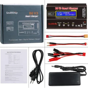 iMAX B6 V3 80W 6A Intelligent Multi-Functional Charger for LiPo LiHV NiCd NiMH LiFe PB Batteries