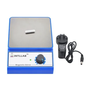 High-Speed Magnetic Stirrer with 316 Stainless Steel Top Plate and Stepless Adjustable Speed for Yeast Starters and Liquid Mixing