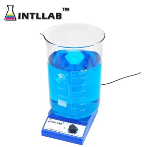 High-Speed Magnetic Stirrer with 316 Stainless Steel Top Plate and Stepless Adjustable Speed for Yeast Starters and Liquid Mixing