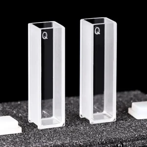 Precision 3.5ml Quartz Cuvette Cells with 10mm Path Length for Laboratory Research and Testing