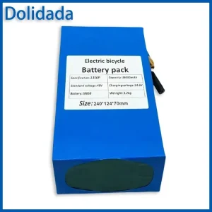 2000W 48V 38Ah 18650 Lithium-Ion Battery with 6-Parallel 13-Series Cell Combination and Advanced Protection Features