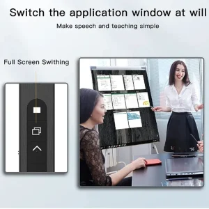 Wireless Presenter with Red Laser Pointer and Page Turning Function for PPT Presentations