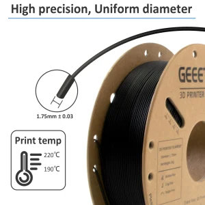 1KG 1.75MM PLA Carbon Fiber 3D Printing Filament with High Purity and Low Shrinkage for Outstanding Print Quality