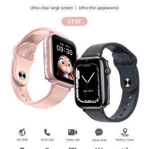 2024 Children’s Smart Watch with GPS WIFI and Video Call Capability – SOS Waterproof Kids Tracker with Camera and Phone Function