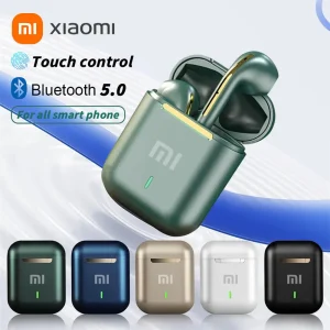 Xiaomi Wireless Earbuds with Microphone HiFi Stereo Noise-Cancelling Bluetooth 5.0 Earphones with Comfort Fit and Smart Touch Control