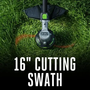 16-Inch 56V Lithium-Ion Cordless Telescoping Carbon Fiber Straight Shaft String Trimmer with Digital 2-Speed Selector and High-Efficiency Brushless Motor for Reliable Lawn Care