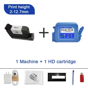 Wireless Inkjet Label Maker with QR Code Barcode Printing Capability for Industrial Use