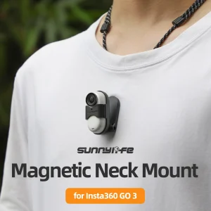 Insta360 GO 3 Quick Release Neck Strap Mount with Adjustable Viewing Angle and Strong Magnetic Attraction for POV Perspective Shooting