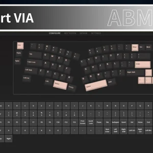 Programmable Ergonomic Alice Layout Wireless Keyboard with Hot Swappable VIA-Enabled Switches, Triple Connectivity and 8000mAh Battery Life