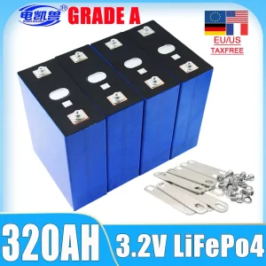 1-16pcs new 3.2V 280ah 320ah Lifepo4 battery DIY 12V 24V 48V RV solar storage electric boat golf cart charging battery pack