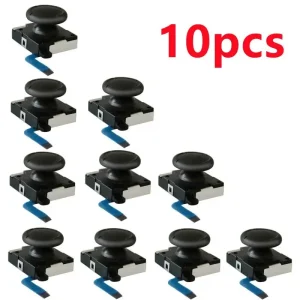 10PCS Black Plastic Analog Stick Module for Nintendo Switch JoyCon Left/Right Controller Repair