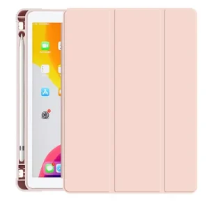 iPad Pro 11 2018 2020 2021 2022 Case with Pencil Holder, Compatible with 10.2 9th Gen 2021 and 8th Gen 2020, Smart Cover with Sleep Wake Function