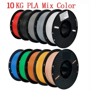 10 Rolls 1.75MM PLA Filament 1KG Each for 3D Printing FDM High Quality Eco Friendly Non Toxic Wide Color Options