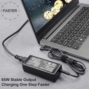 HP Laptop Notebook Charger 65W 19.5V 3.33A Power Adapter Compatible with Envy Pavilion Stream Probook EliteBook X360