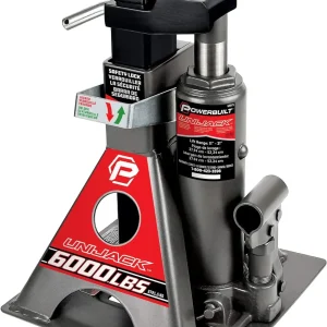 Powerbuilt 2 Ton UniJack Combination Hydraulic Bottle Jack / Jackstand in 1 Unit, Compact, Portable, Wide Base