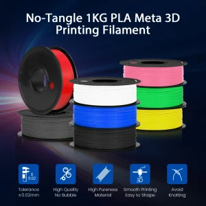 PLA Meta 3D Printing Material 1.75mm 5.5kg/11kg 100% Bubble-Free High Strength Good Liquidity for 3D Printer DIY Gift