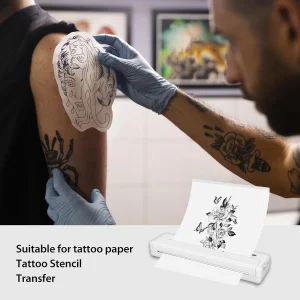 Wireless Tattoo Art Thermal Stencil Printer Kit for Artists and Tattoo Designers