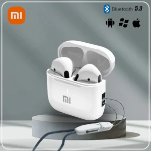 XIAOMI True Wireless Earbuds AP05 with Waterproof Design, 9D Sound Quality, Handsfree Calls and Smart Touch Control for Smartphone, Android and iOS Devices